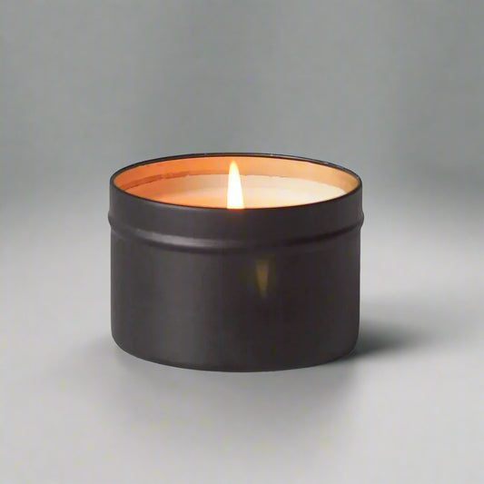 Black Tin Candle